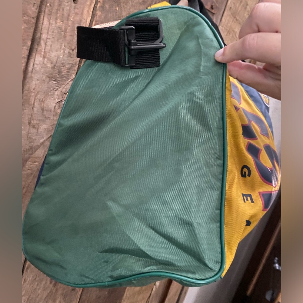Fossil Vintage 90s Outdoor Gear Duffle Bag Colorblock Multicolor Overnight Tote - Picture 6 of 16